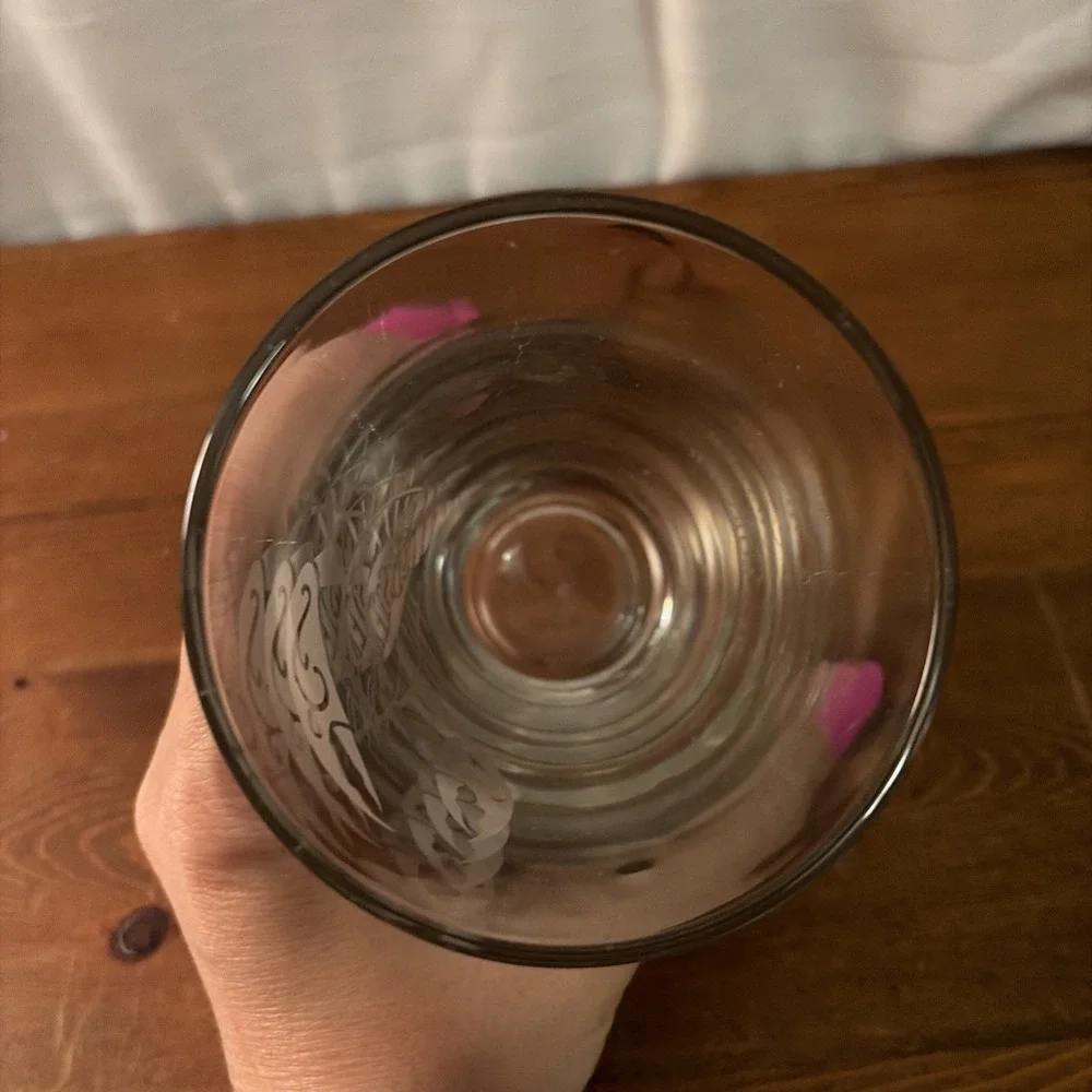 Red Lobster Glass Tumbler Frosted Lobster Logo 12 oz Advertising - Picture 5 of 6